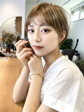 サークル(circle) 小顔補正立体カットショートボブショコラアッシュ20代30代40代