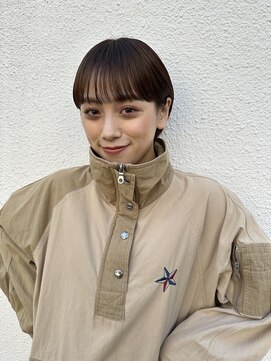 ソルトウォーター(SALT WATER) ワイドバング ショートボブ 小顔 コンパクトショート