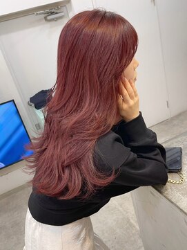 ポーチバイハニー オモテサンドウ(PORCH by HONEY omotesando) レイヤーカット カシスピンク ベリーピンク