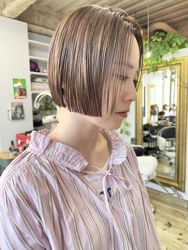 ヌード(NUDE) NUDE大人ショートボブ 切りっぱなしボブ マチルダボブ