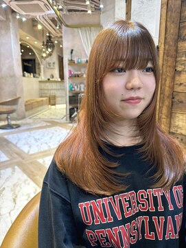 ロンドローズ 名古屋(Lond damaskRose) 学割 ブリーチなしダブルカラー ブリーチ 髪質改善 ボブ  863