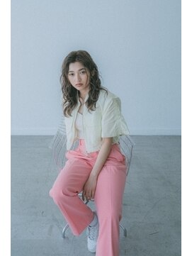 ニュイ 高槻 阪急茨木店(nui) イメチェンアンブレラカラー前髪ウェーブパーマこなれミディ