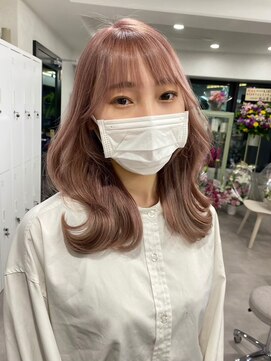 ムク 横浜店(muku) ミルクティーベージュダブルカラーケアブリーチインナーカラー