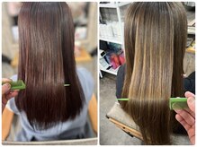 ロア ヘアーコーディネート 三条烏丸店(LoRE hair coordinate)の雰囲気（お手入れ楽な縮毛矯正でストレートヘアに！）