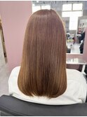 ミディアム20代30代40代カールセミディシアーカラー姫カットボブ