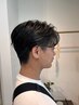 メンズカット+ポイントパーマ＋トリートメント+ヒーリングシャンプー
