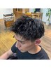 【新規メンズ・スタイリスト限定】スパイラルパーマ＋カット＋マイクロバブル