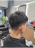 スキンフェード×ニュアンスパーマ