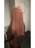 ピンク×ベージュ