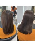 オイルカラーアッシュブラウン高知美容院