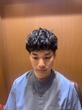ヘアモード キクチ 銀座店 ウェーブパーマ〈理容室〉