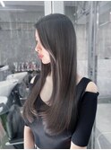美髪韓国レイヤーイメチェン夏ハイライトカラーくびれヘア