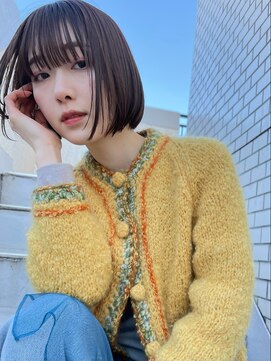 トリッカバルコニー ハヤマ(tricca Balcony Hayama) ミニボブ/シースルーバング/ツヤストレート