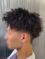 ゴールドシブヤ(GOALD SHIBUYA)&nbsp;【リアルお客様スタイル】刈り上げピンパーマショート