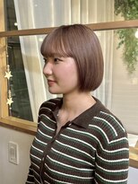 マッシュ グランバーズ 布施(MASHU GRANDVASE) 【東大阪布施】透明感ミルクティーベージュ