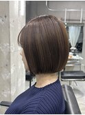 白髪ぼかしハイライト/ショコラベージュ/似合わせカット