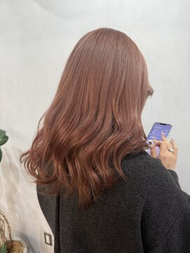 エイト プラット 渋谷2号店(EIGHT plat) ピンクベージュ　ブリーチカラー　1/16