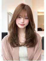 ダル 渋谷/表参道(DAL.)&nbsp;レイヤーカット髪質改善カラーブリーチなしダブルカラー韓国