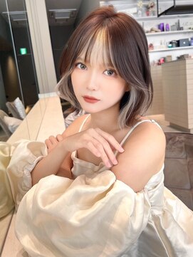 ロンド クラン 岡崎(Lond Clan) フェイスフレーミング×顔周りボブ