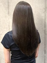 アンド アノン(and anon)&nbsp;アッシュブラック ロングレイヤー 艶髪 髪質改善 ストレート
