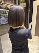 ジアン バイ ミルボン 西宮ガーデンズプラス(GIEN by milbon) ハッシュカット/グレージュ/デザインカラー/西宮北口