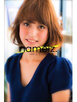 ネイミーズ 横浜関内(nameiz.) 【横浜美容室ネイミーズ】ワンカールボブふわミディ