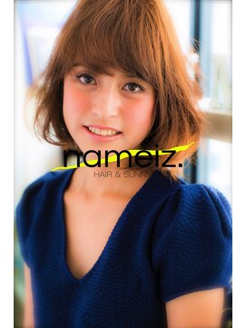 ネイミーズ 横浜関内(nameiz.) 【横浜美容室ネイミーズ】ワンカールボブふわミディ