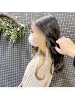 アッシュ 二子玉川店(Ash)&nbsp;インナーカラー×シルクベージュ