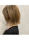 N/92co. 切りっぱなしボブ × ナチュラルハイライト