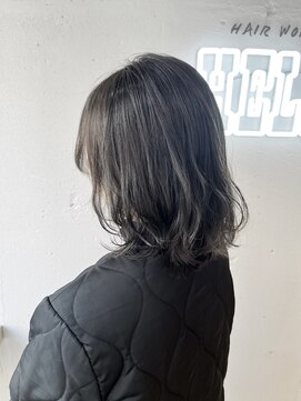 ヘアーワークス ヘルム 渋谷店(HAIR WORKS HELM) ［HELM渋谷］くすみ×透明感カラー☆