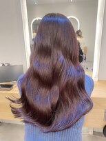 ジーナ 北千住(Zina)&nbsp;髪質改善＊大人かわいい巻き髪ロング＊ピンク系【Zina北千住】