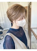 ミニマムショート 似合わせカット 横顔美人