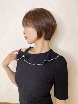 ロンド ストラーダ 心斎橋(Lond strada) ショート×ハイライト白髪ぼかし×シルキーベージュ[心斎橋]