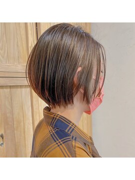 ヘアスペース リズム グリーン(Hair space Rizm green) 丸みショートボブ 30代40代50代60代