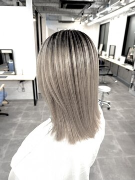 エル オオサカ 心斎橋店(L. OSAKA) ホワイトベージュ_チェリーブラウンフェミニンロング_S49