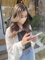 チャプター 問屋町(chapter)&nbsp;ミルクティーベージュレイヤーカットケアブリーチダブルカラー