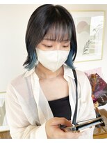 ラウレア(LAULEA) 水色インナーカラー