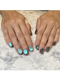 マグネットネイル　ブルー