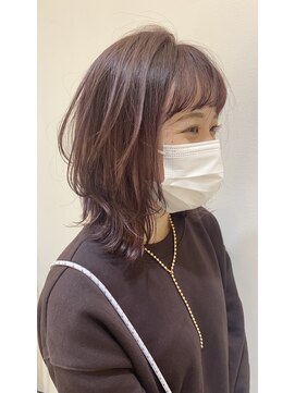 ウィル あべの店(WiLL) 柔らかピンクレイヤーカット