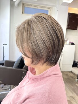 ハーツ(Heart's) 白髪ぼかしハイライト/脱白髪染めカラー/白髪ぼかし