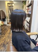 切りっぱなしボブ