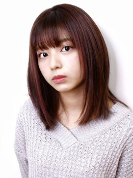 ニューヨークニューヨーク 姫路広畑店(NYNY) ピンクブラウン・ミディアムストレート