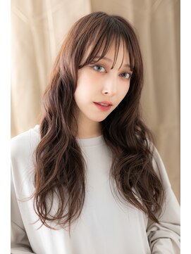 カバーヘアアンドスパ ブリス 浦和(COVER HAIR&SPA bliss) ニュアンスカラー大人巻きふんわりウェーブエアリーロングY浦和