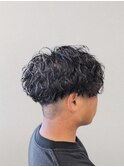 ツイスパ×刈り上げマッシュ