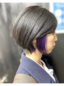 カリン 町田店(carin) イヤリングカラー☆　Natural×violet