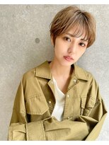 アッシュ 笹塚店(Ash)&nbsp;グレーベージュ/斜めバング/フレンチガーリー/ネイビー[笹塚]