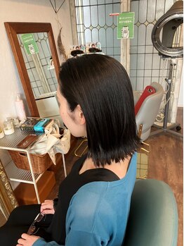 ヘアイズムリーブス(Hairism Leaves)の写真/《マイクロバブルmarbb取扱い◎》ノンジアミンで地肌に優しいカラーをご用意＊ナチュラルで綺麗な艶髪に！