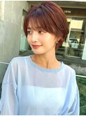 トレンドショート#イメチェン#外ハネボブ#美髪#ワイドバング