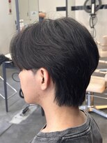 バース 梅田中崎町店(BIRTH) センターパート　曲がる縮毛矯正　ニュアンスパーマ