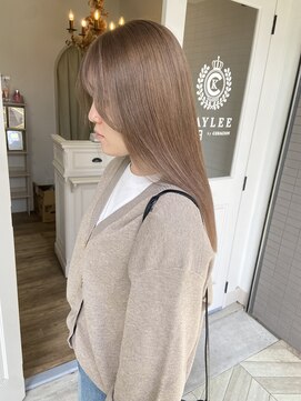 ケイリー(KAYLEE) 【ダブルカラー】ミルクティーベージュ